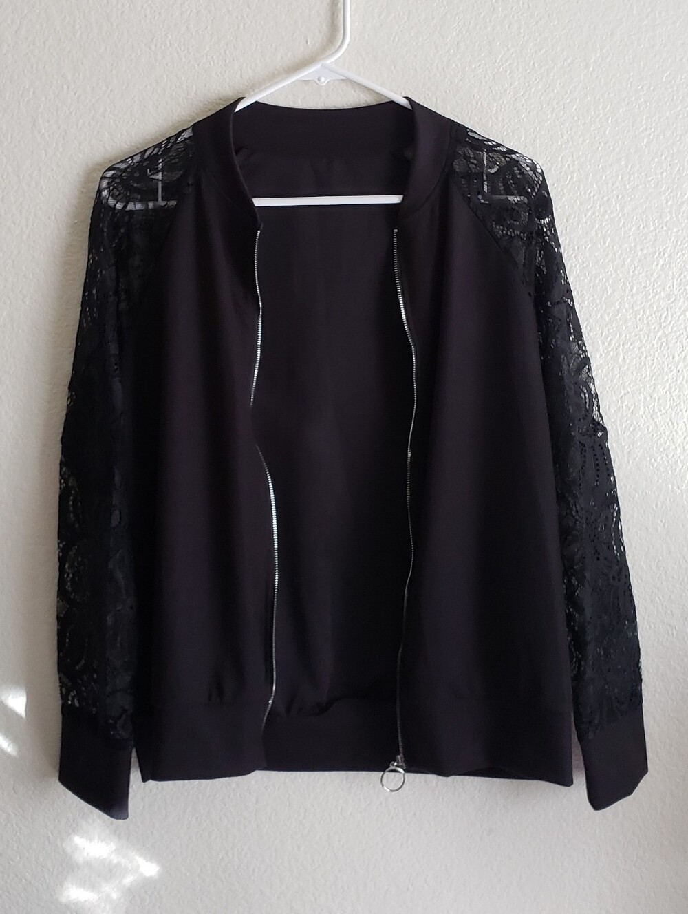 Black Floral Laced Jacket